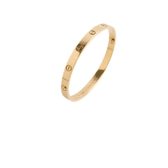 Cartier Love Bracelet Classic Model Yellow Gold Size 19