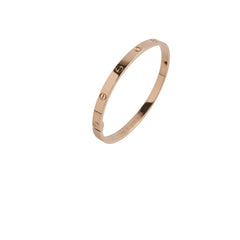 Cartier Love Medium Model Size 18 Pink Gold Bracelet