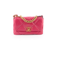 Chanel 19 Small Flap Lambskin Pink