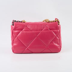 Chanel 19 Small Flap Lambskin Pink