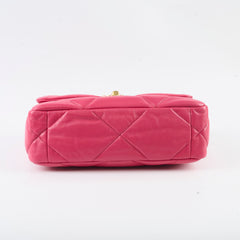 Chanel 19 Small Flap Lambskin Pink