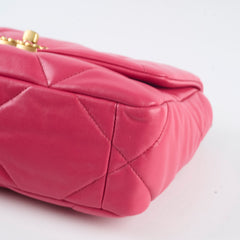 Chanel 19 Small Flap Lambskin Pink
