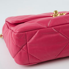 Chanel 19 Small Flap Lambskin Pink