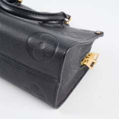 Louis Vuitton On The Go East West Empreinte Black
