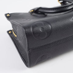 Louis Vuitton On The Go East West Empreinte Black