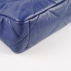 Chanel 19 Small Flap Lambskin Blue Navy