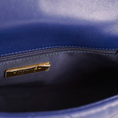 Chanel 19 Small Flap Lambskin Blue Navy