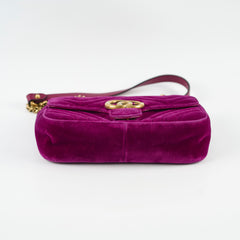 Gucci Marmont Small Velvet Purple