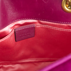 Gucci Marmont Small Velvet Purple