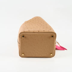 Hermes Picotin 18 Ostrich Chai - U Stamp