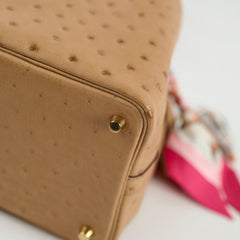 Hermes Picotin 18 Ostrich Chai - U Stamp