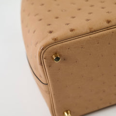 Hermes Picotin 18 Ostrich Chai - U Stamp