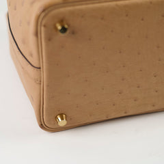 Hermes Picotin 18 Ostrich Chai - U Stamp