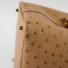 Hermes Picotin 18 Ostrich Chai - U Stamp