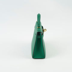 Hermes Mini Kelly Vert Vertigo Epsom - A Stamp