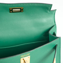 Hermes Mini Kelly Vert Vertigo Epsom - A Stamp