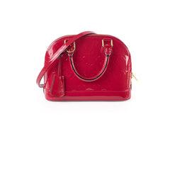 Louis Vuitton Alma BB Patent Red