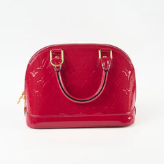 Louis Vuitton Alma BB Patent Red