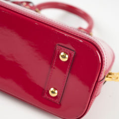 Louis Vuitton Alma BB Patent Red