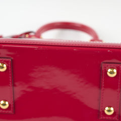 Louis Vuitton Alma BB Patent Red