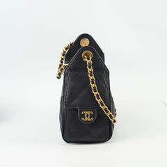 Chanel 25 Mini Black Caviar (Microchipped)