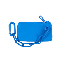 Louis Vuitton Pochette Cles Bleu Taurillion Tone on Tone Hardware