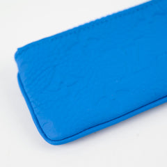 Louis Vuitton Pochette Cles Bleu Taurillion Tone on Tone Hardware