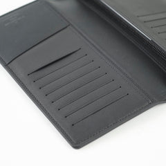 Louis Vuitton Brazza Wallet Monogram Shadow Calf Black