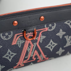 Louis Vuitton Limited Edition Upside Down Apollo PM Pochette Navy Ink Monogram