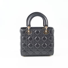 Dior Lady Dior Small Lambskin Black