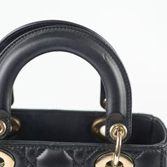 Dior Lady Dior Small Lambskin Black