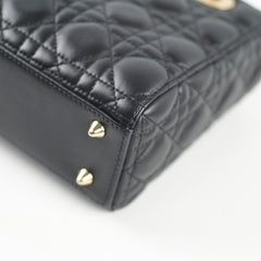Dior Lady Dior Small Lambskin Black