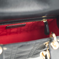 Dior Lady Dior Small Lambskin Black