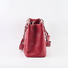 Chanel Caviar Grand Shopping Tote GST Red