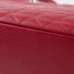 Chanel Caviar Grand Shopping Tote GST Red