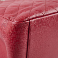 Chanel Caviar Grand Shopping Tote GST Red