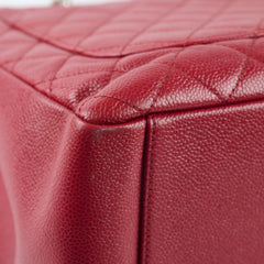 Chanel Caviar Grand Shopping Tote GST Red