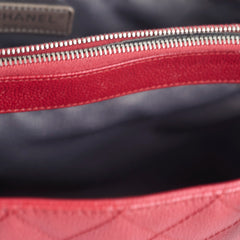 Chanel Caviar Grand Shopping Tote GST Red