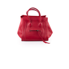 Celine Mini Luggage Red