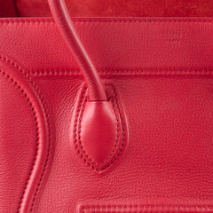 Celine Mini Luggage Red