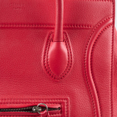 Celine Mini Luggage Red