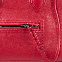 Celine Mini Luggage Red