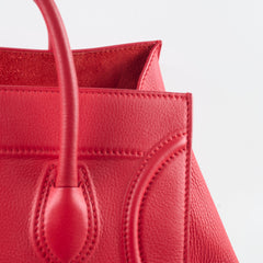 Celine Mini Luggage Red
