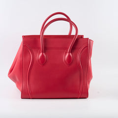 Celine Mini Luggage Red
