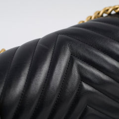 Chanel Old Medium Chevron Lambskin Series 25