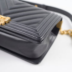 Chanel Old Medium Chevron Lambskin Series 25