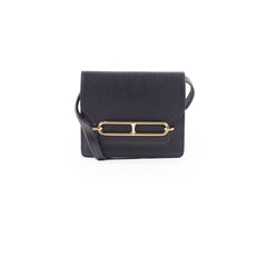 Hermes Roulis Slim Wallet Black Chevre 2022