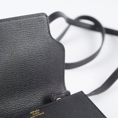 Hermes Roulis Slim Wallet Black Chevre 2022