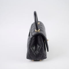 Chanel Mini Coco Handle Caviar Black