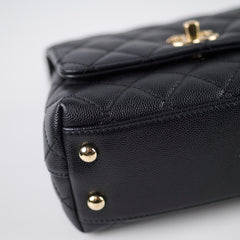 Chanel Mini Coco Handle Caviar Black